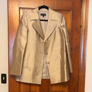 Talbots Shimmering Gold Blazer